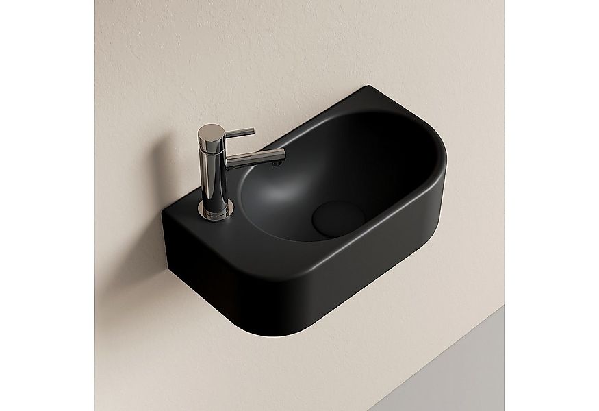 EMKE Aufsatzwaschbecken Hängewaschbecken, Aufsatzwaschtisch aus Keramik für günstig online kaufen