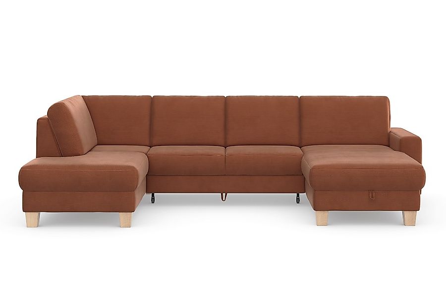 Home affaire Wohnlandschaft »Summer U-Form« mit oder ohne Bettfunktion und günstig online kaufen