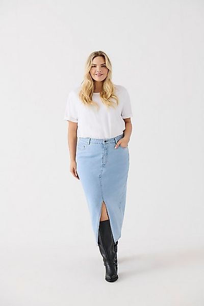 ONLY CARMAKOMA Jeansrock CARSIRI FRONT SLIT SKIRT DNM GUA NOOS günstig online kaufen