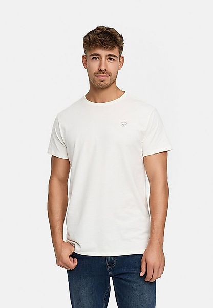 Indicode T-Shirt Herren Kloge Shirt Tee Herrenshirt mit dezentem Label-Deta günstig online kaufen