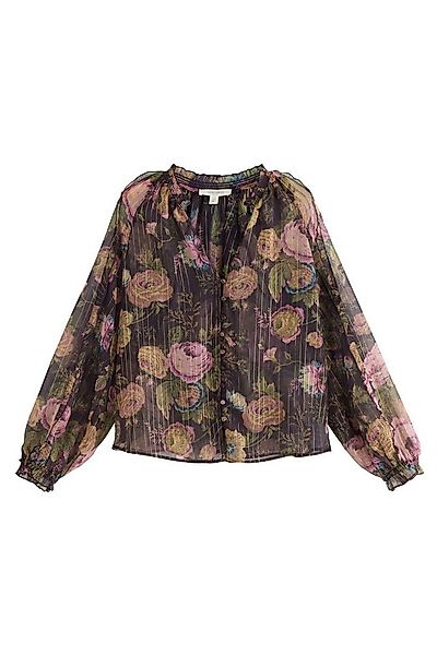 LAURA ASHLEY Chiffonbluse Laura Ashley Chiffonbluse mit Glitzer und Rüschen günstig online kaufen