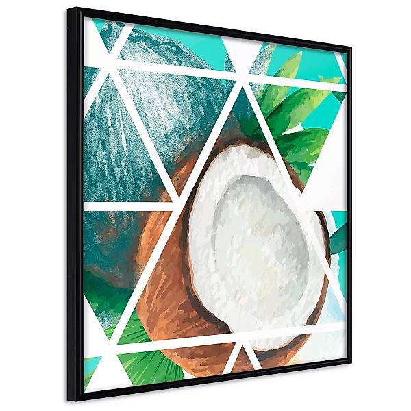 Poster - Tropical Mosaic With Coconut (square) günstig online kaufen