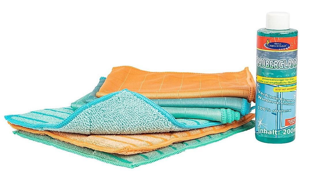 AQUA CLEAN Geschirrtuch Mikrofaser Fenstertuch Ultra Plus Kristall 6tlg. + günstig online kaufen