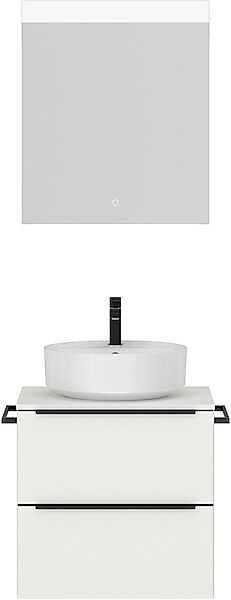 nobilia® Badmöbel-Set »Alvene« vormontiert, mit Soft-Close, 2 Stk. tlg. günstig online kaufen