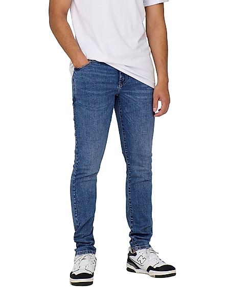 Only & Sons Herren Jeans ONSLOOM SLIM 6749 - Slim Fit - Blau - Dark Blue De günstig online kaufen