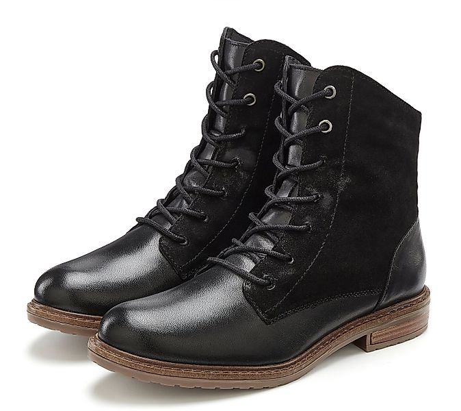 LASCANA Boots Stiefelette aus Leder günstig online kaufen