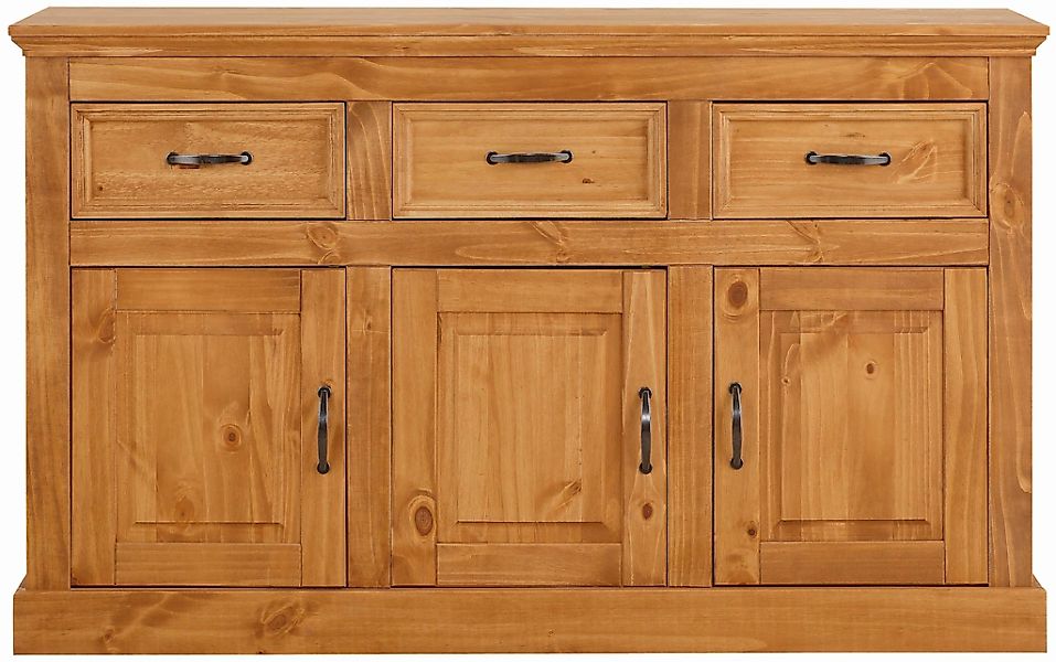 Home affaire Sideboard "Selma" Kommode aus massivem Kiefernholz, Breite 145 günstig online kaufen