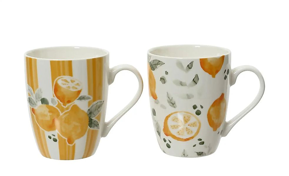 Tasse Zitrone  sortiert   ¦ gelb ¦ Porzellan ¦ Maße (cm): B: 8,5 H: 10 Gesc günstig online kaufen