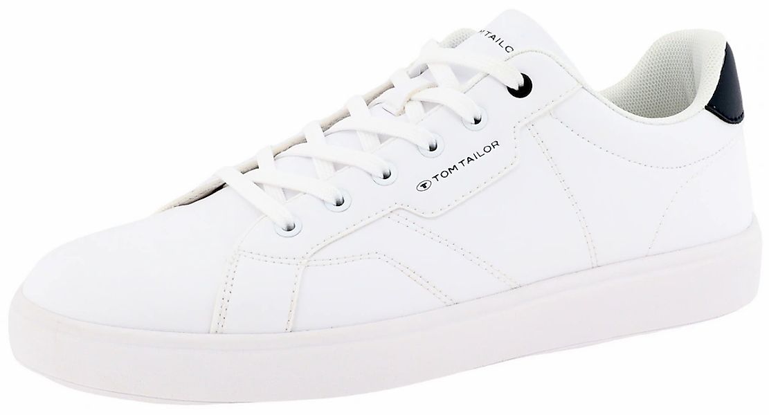 TOM TAILOR Sneaker, Kontrastbesatz an der günstig online kaufen