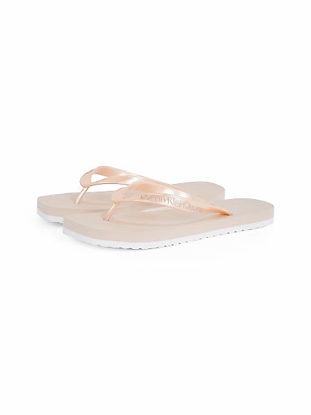 Calvin Klein Jeans Zehentrenner "THONG+ TPU METALLIC" Sommerschuh, Badeschu günstig online kaufen
