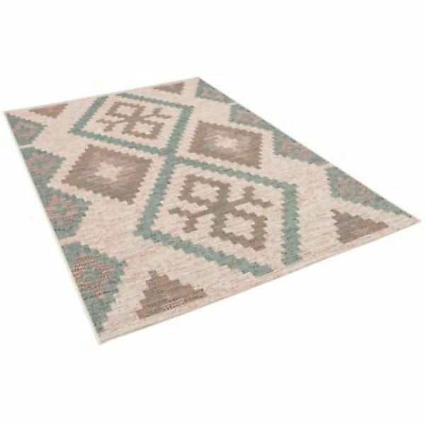Pergamon In & Outdoor Teppich Flachgewebe Mundo Ethno Style Teppiche beige günstig online kaufen