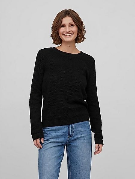 Vila Strickpullover Struktur Strickpullover Kuscheliger Design VIDALO VIDAL günstig online kaufen