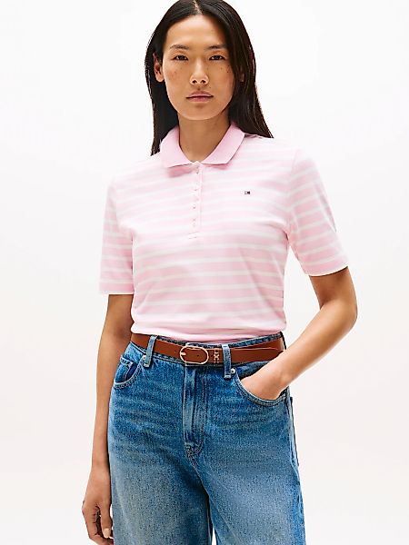 Tommy Hilfiger Poloshirt "1985 Regular Fit Pique Premium Polo" mit Logo-Sti günstig online kaufen