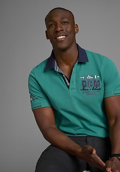 Man's World Poloshirt Kurzarm, mit Polokragen, günstig online kaufen