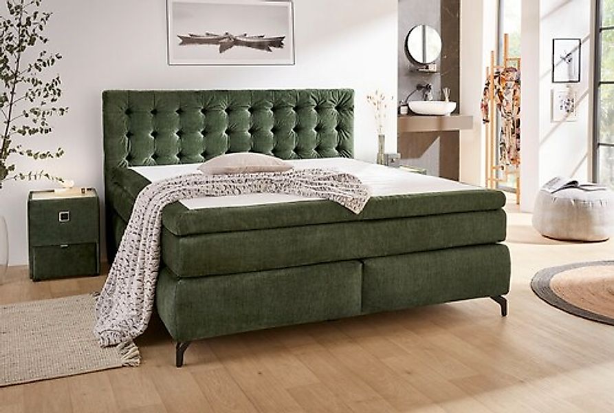 Jockenhöfer Gruppe Boxspringbett »Jessica«, mit Topper, erhältlich in der G günstig online kaufen