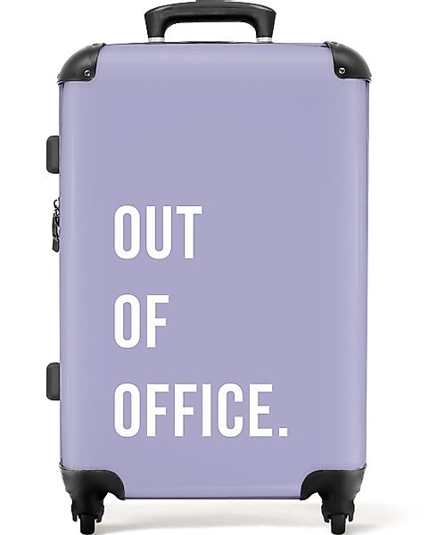 NoBoringSuitcases.com© Hartschalen-Trolley Zitate - Außer Haus günstig online kaufen