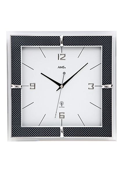 AMS Funkwanduhr F5855 (Quarzuhr,Wohnzimmer,Esszimmer,Küche,Arbeitszimmer,Bü günstig online kaufen