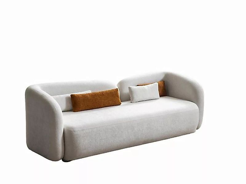 JVmoebel Sofa Modern Design Polster Weiß Sitz Couch 3 Sitzer Sofa Sofas, 1 günstig online kaufen
