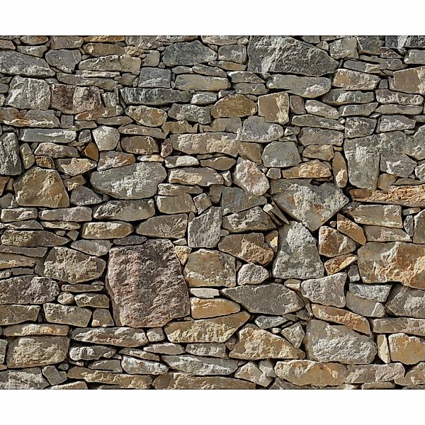 Komar Vliestapete »Digitaldruck Vlies - Stone Wall - Größe 300 x 250 cm«, b günstig online kaufen