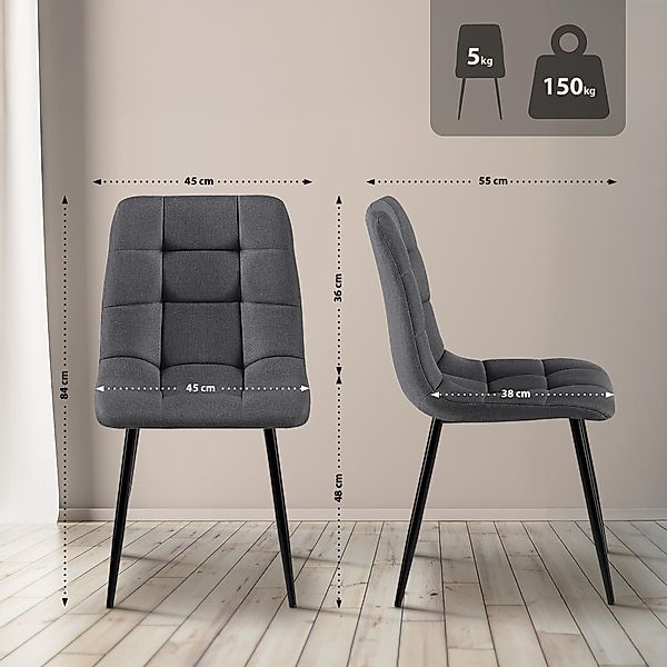 CLP Esszimmerstuhl Tilde (2er Set), mit günstig online kaufen