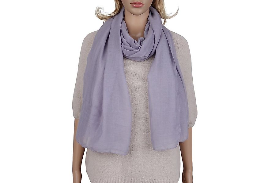 MIRROSI Modeschal weicher Unifarbe Schal 100% Baumwolle, (Viele tolle Farbe günstig online kaufen
