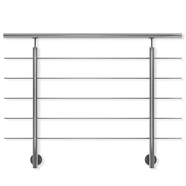Dolle Geländer-Set Edelstahl 150 cm Wandmontage günstig online kaufen