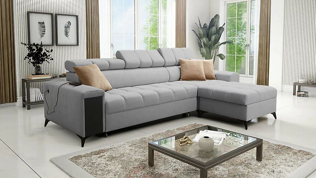 Kaiser Möbel Ecksofa Elegantes Ecksofa,Schlaffunktion GRECO I MINI Avra Gra günstig online kaufen