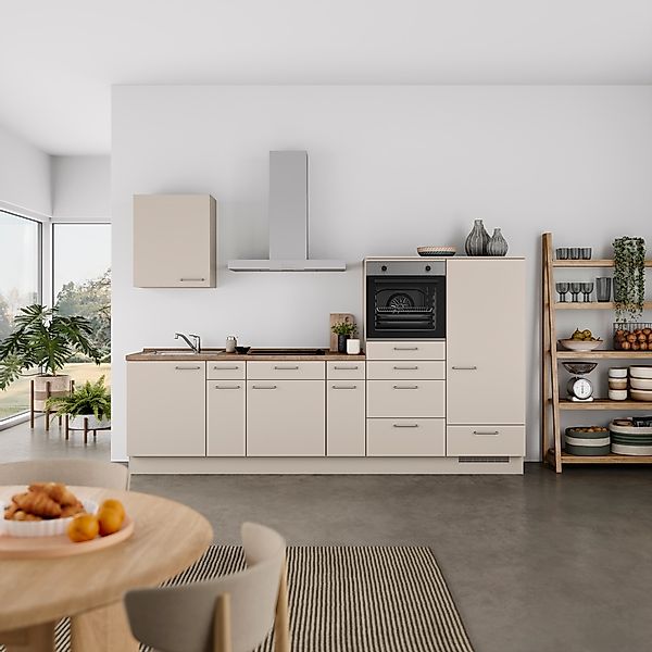 nobilia Küchenzeile ""Laser I", Ausrichtung wählbar, Breite 300 cm" vormont günstig online kaufen