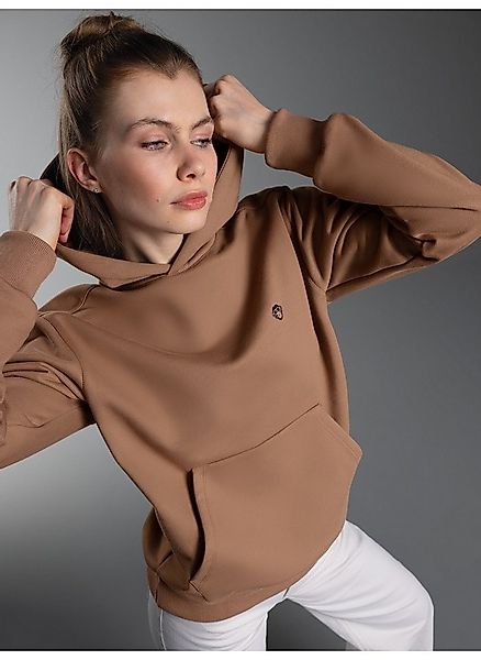 Trigema Sweatshirt TRIGEMA Hoodie mit Affe Charly-Stickmotiv günstig online kaufen