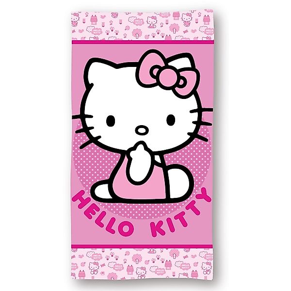 Hello Kitty Badetücher Hello Kitty Pinky Badetuch 70x140cm Fast Dry, 100% P günstig online kaufen