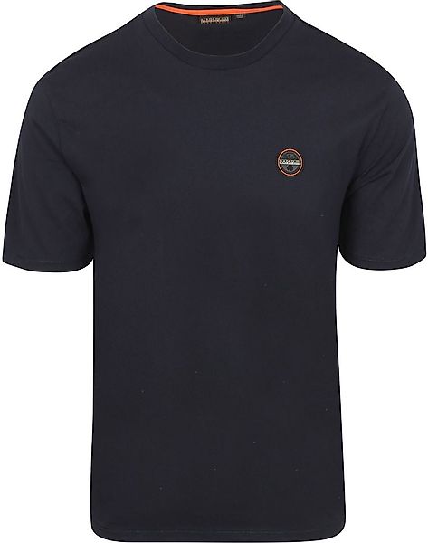 Napapijri Badge T-shirt Navy - Größe M günstig online kaufen