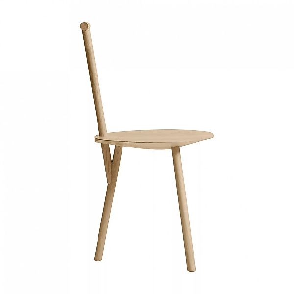 PLEASE WAIT to be SEATED - Spade Stuhl - esche natur/matt lackiert/BxHxT 44 günstig online kaufen
