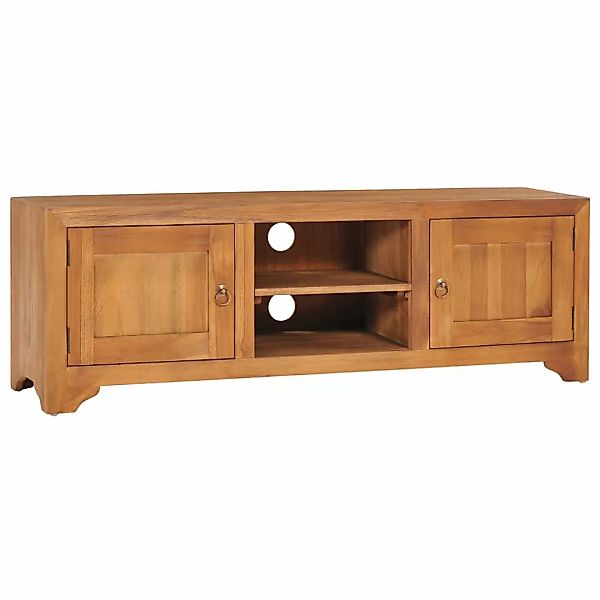 Tv-schrank 120x30x40 Cm Teak Massivholz günstig online kaufen