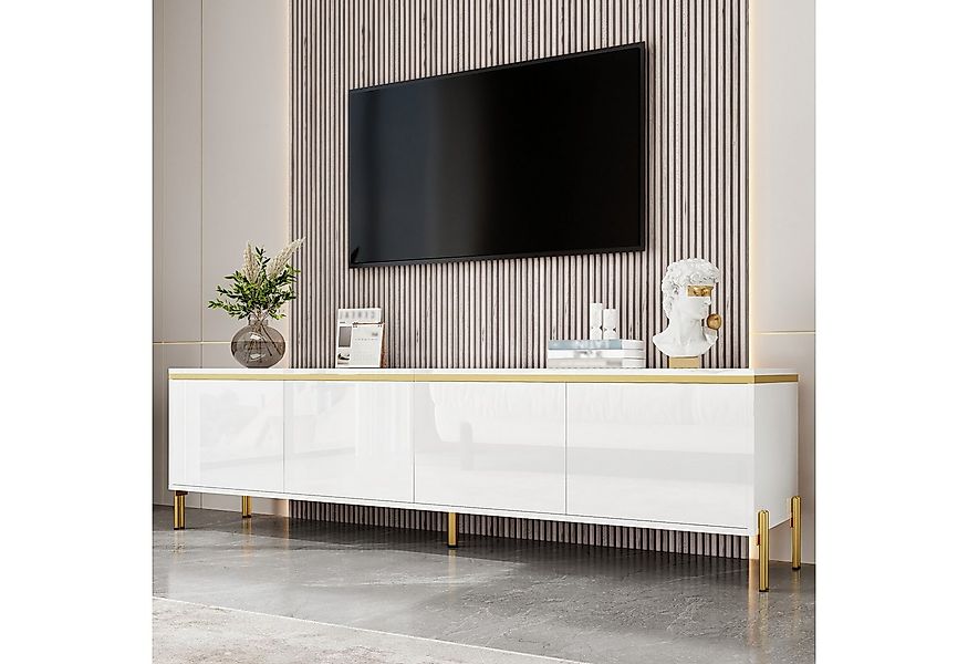 BlingBin TV-Schrank TV-Ständer Hochglanz-Lowboard 170CM (1-St., mit 4 Türen günstig online kaufen