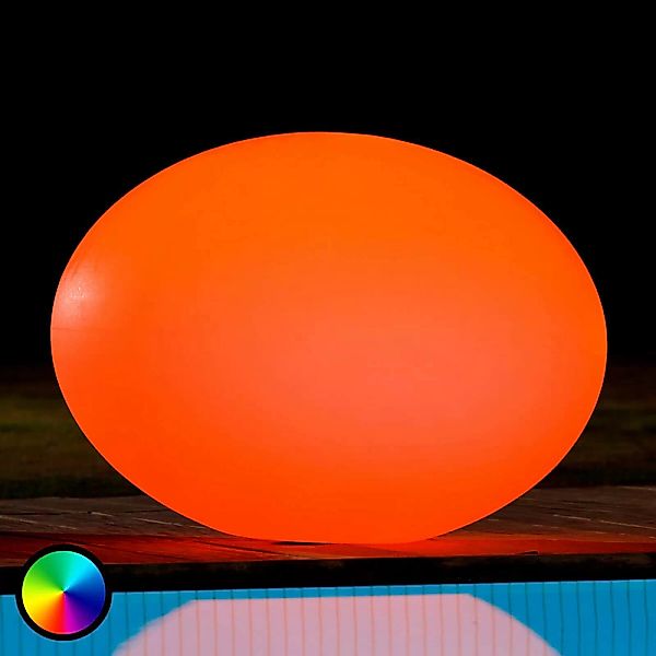 Schwimmfähige LED-Dekoleuchte Flatball L günstig online kaufen
