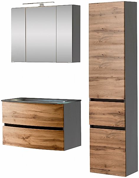 welltime Badezimmer-Set "Kaunas" Set, 3 Stk. tlg. günstig online kaufen