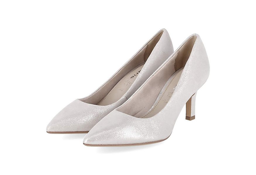 Tamaris Tamaris 1-22434-41-941 Damen Rauleder silber Keilpumps günstig online kaufen