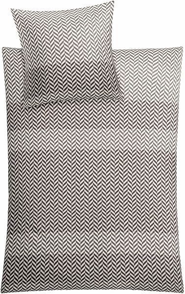 Kleine Wolke Bettwäsche "Cosy" 2 Stk. mit Fischgrätmuster günstig online kaufen