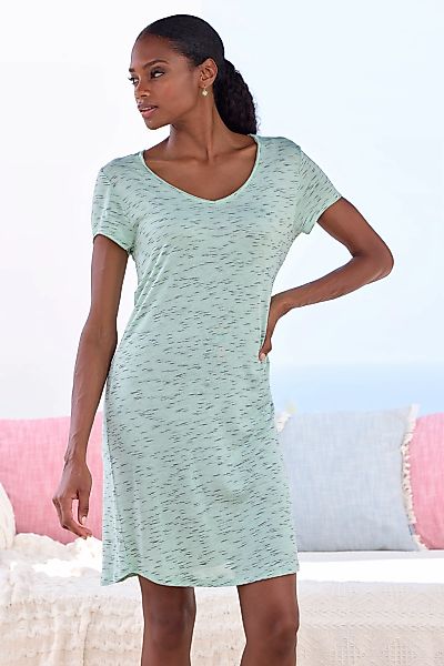 Vivance Dreams Nachthemd 1-teilig, mit schönem Melange-Effekt günstig online kaufen