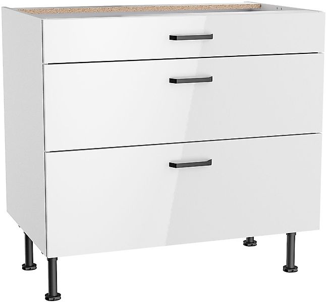 KOCHSTATION Unterschrank "KS-Paula" 90 cm breit, 87 cm hoch, mit 1 Schubkas günstig online kaufen