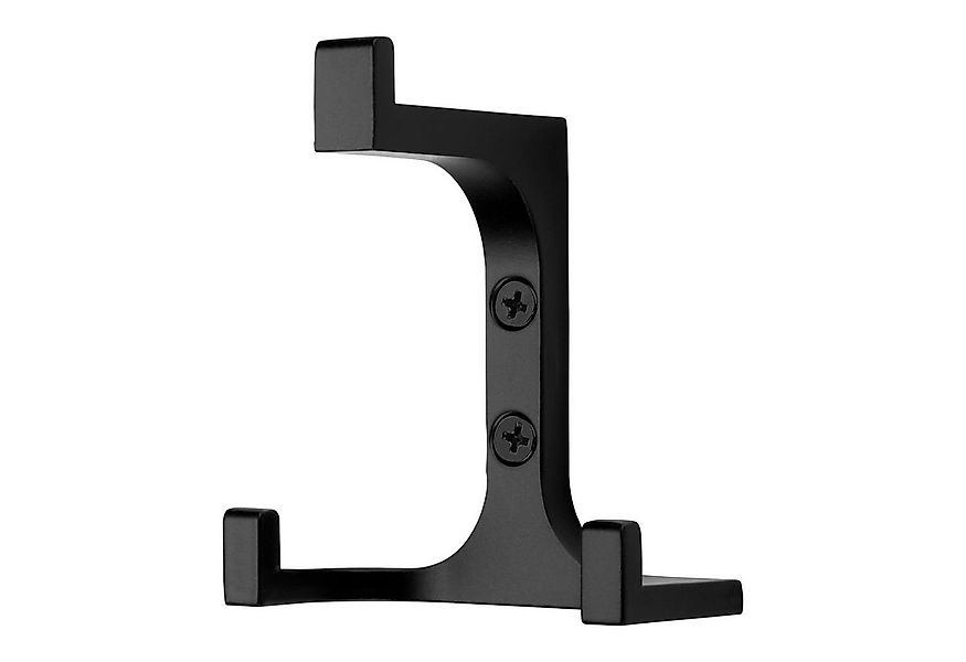 SO-TECH® Kleiderhaken Garderobenhaken QUADRATO 8,1 x 7 cm, (1-St), schwarz günstig online kaufen