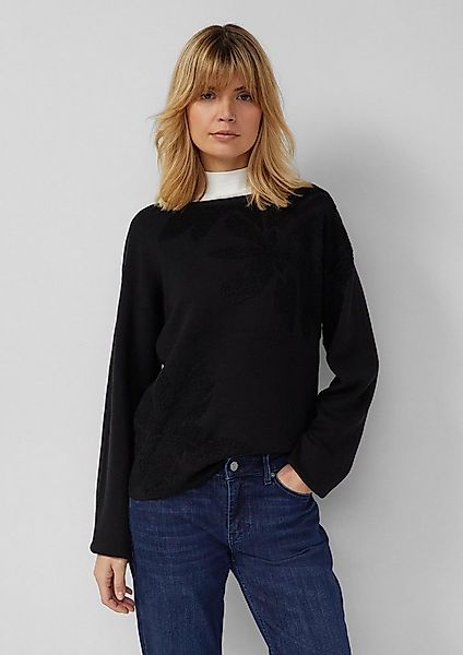 s.Oliver Longpullover Strickpullover Pullover mit dekorativem Strickmuster günstig online kaufen