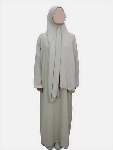 Aymasal Maxikleid Einteilige Abaya mit integriertem Hijab Gebetskleid islam günstig online kaufen