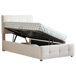 Flieks Polsterbett, Hydraulisches Stauraumbett Einzelbett Kinderbett günstig online kaufen