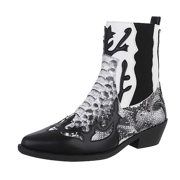 Ital-Design Damen Cowboyboots Western Stiefelette (87124770) günstig online kaufen