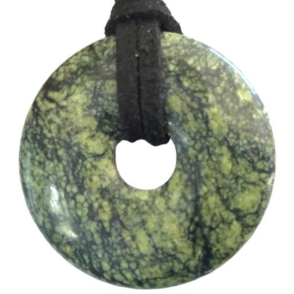 Steinfixx® Lange Kette echter Edelsteindonut 30 günstig online kaufen