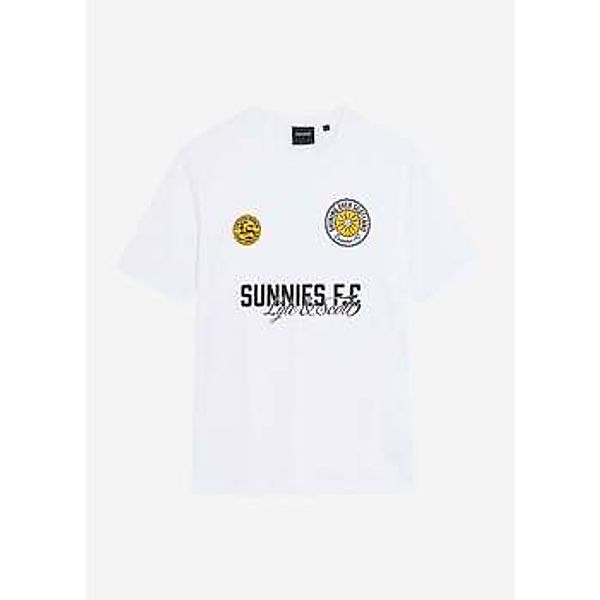 Lyle & Scott  T-Shirts & Poloshirts Sunnies fc graphic t-shirt - white günstig online kaufen