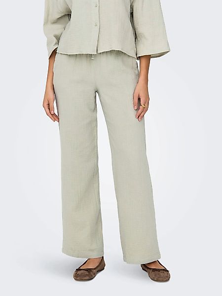 JDY Schlupfhose "JDYTHEIS LIFE WIDE PANT WVN NOOS", aus Musselin günstig online kaufen