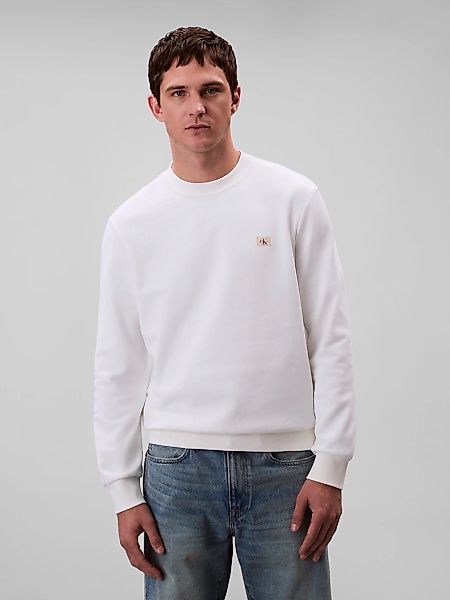 Calvin Klein Jeans Sweatshirt "400GSM TRRY BDG CRWN" Mit Rundhalsausschnitt günstig online kaufen