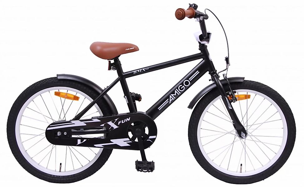 Bmx Fun 20 Zoll 32 Cm Jungen Rücktrittbremse Mattschwarz günstig online kaufen